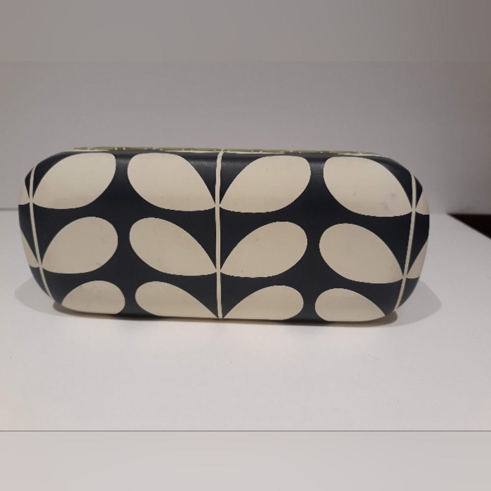 Orla Kiely Eye Glasses Case Outline Stem Blue/Green/White - Picture 2 of 8